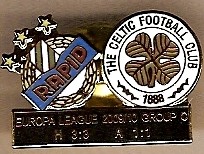 Badge Europa League 2009/10 Rapid Vienna-Celtic Glasgow
